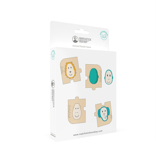 Matchstick Monkey Playtime Puzzle & Matching Game