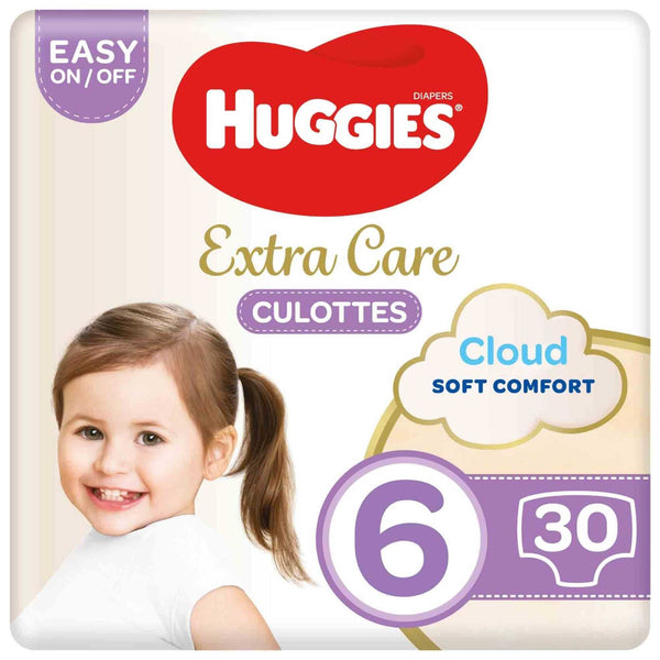 Huggies Extra Care Soft Cloud Culottes Baby Diaper Pants Size 6 15-25kg