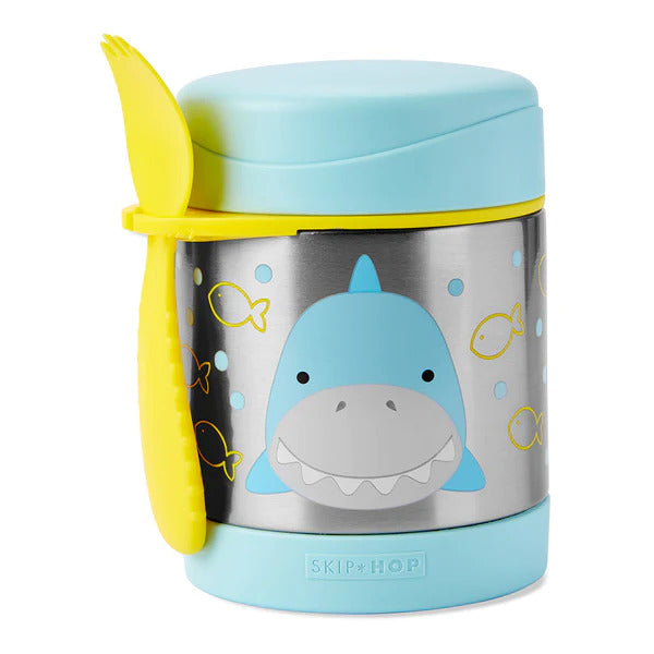 Skip Hop Zoo Food Jar Shark 325mL for Kids Age 3y+