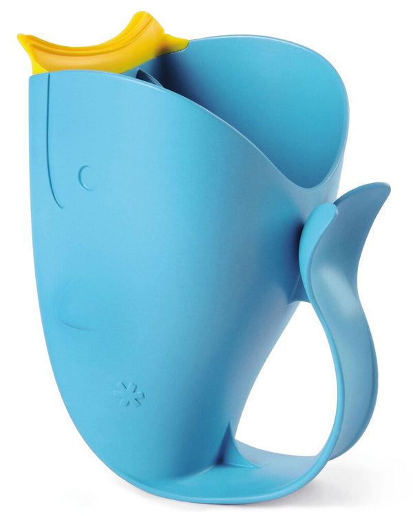 Skip Hop Moby Waterfall Rinser for Baby Tear-Free Bath Time, Blue
