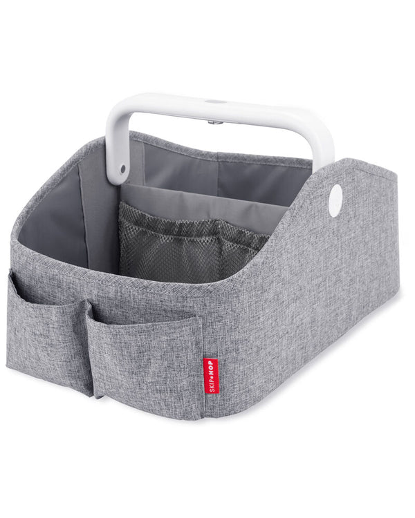 Skip Hop Light Up Diaper Caddy Grey - Touch Light Handle & Storage Organizer