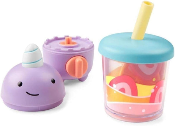 Skip Hop Zoo Shake It Up Smoothie Set Multi Color Pretend Play Blender for Toddlers Age 2+