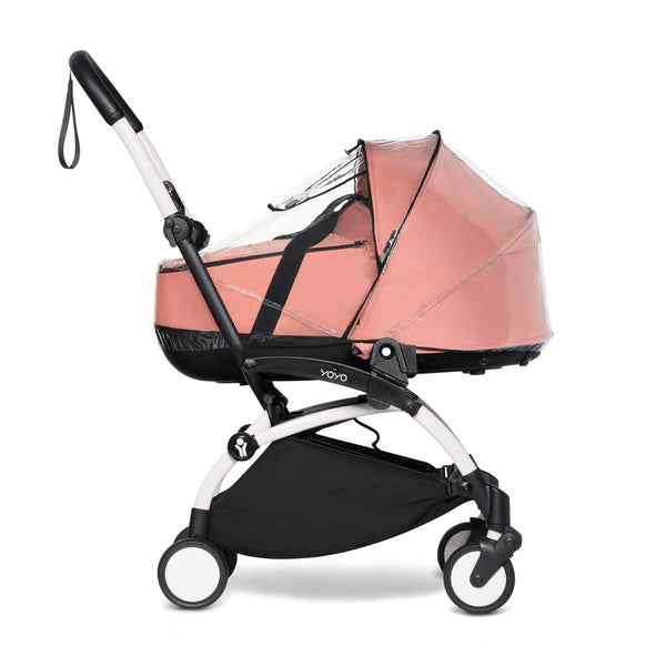 BABYZEN YOYO Bassinet Waterproof Rain Cover Black Pink
