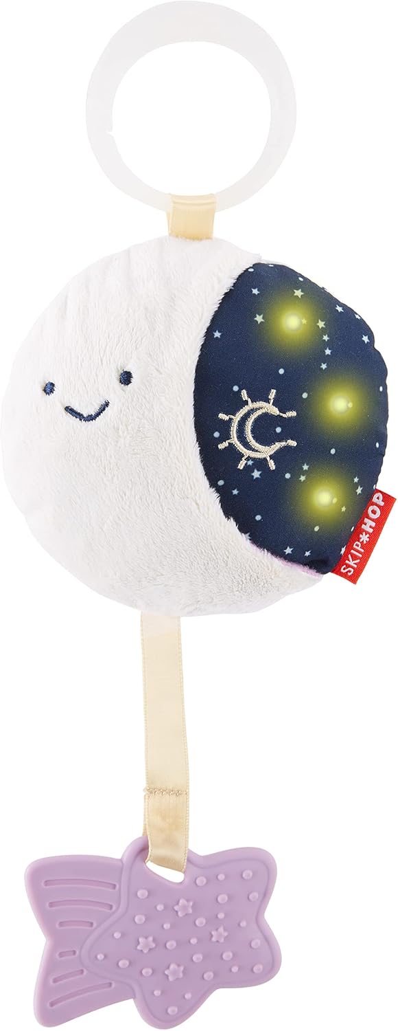 Skip Hop Celestial Dreams Moonglow Musical Toy - Multi-Color Stroller Toy with Lights & Teether