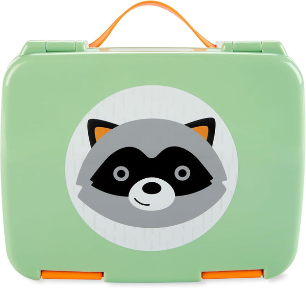 Skip Hop Zoo Bento Box Raccoon Bento Style Food Container for Kids