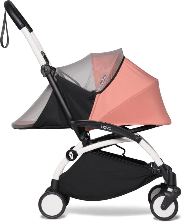 BABYZEN YOYO Mosquito Net 0+ Black Pink Insect Protection with UPF 40+ for Strollers