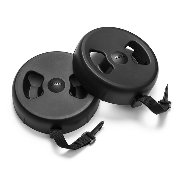 Doona Wheel Covers Black - Protective Snap-On Covers for Stroller Wheels