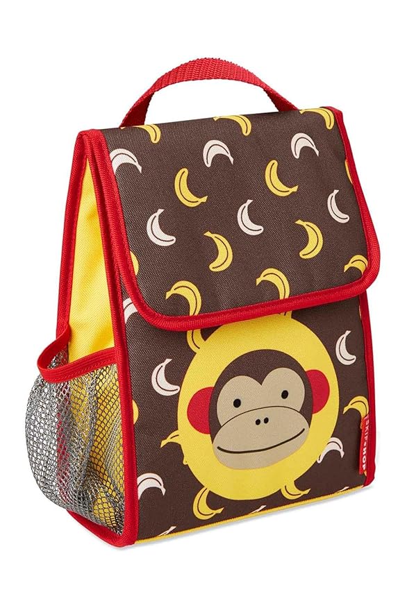 Skip Hop Zoo Insulated Lunch Bag Monkey Character for Kids