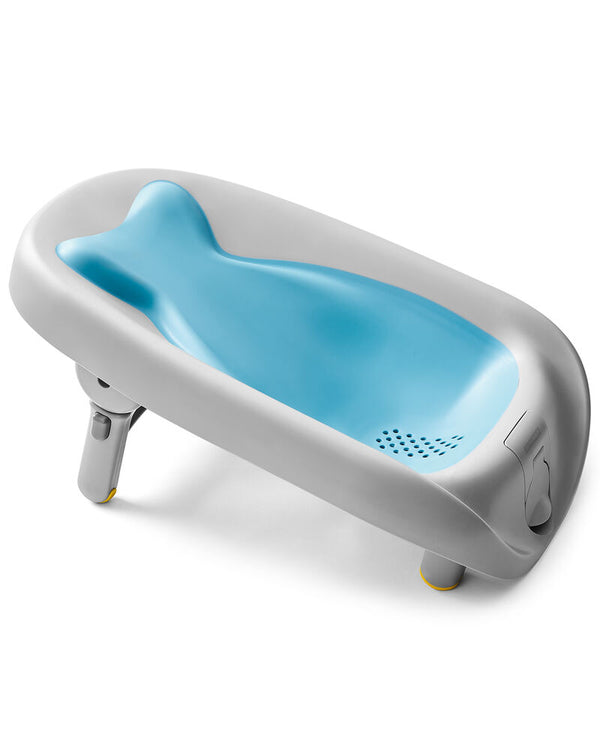 Skip Hop Moby Adjustable Recline & Rinse Bather Blue for Newborns