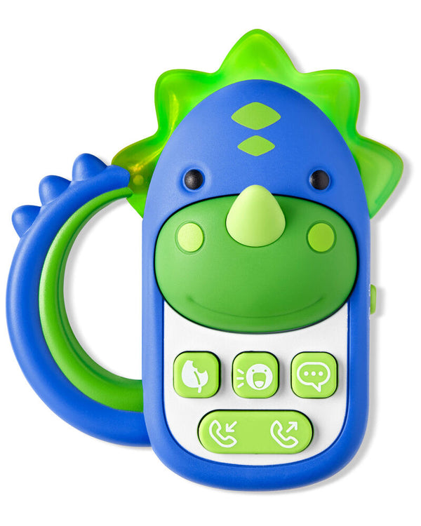 Skip Hop Zoo Phone Dino Multi Color with Lights & Sounds, Age 6 Months+