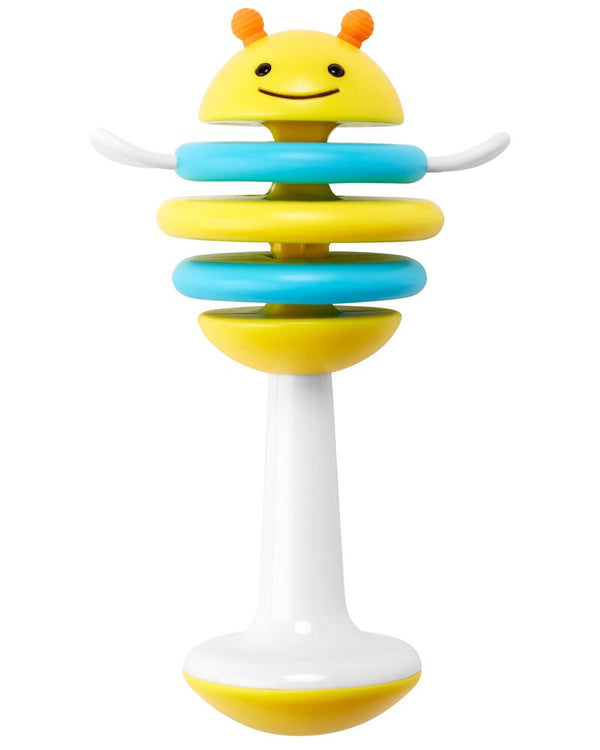 Skip Hop Explore & More Clacker Bee Rattle Toy Multi Color for Babies 3 Months+
