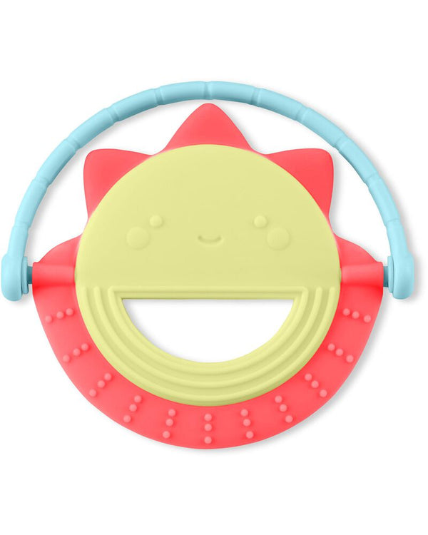 Skip Hop Silver Lining Cloud Teethe and Play Toy Sun 3m+ Light Blue Orange Silicone Teether