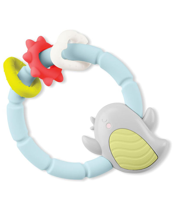 Skip Hop Silver Lining Cloud Teethe and Play Toy Bird Multicolor for Baby 3m+