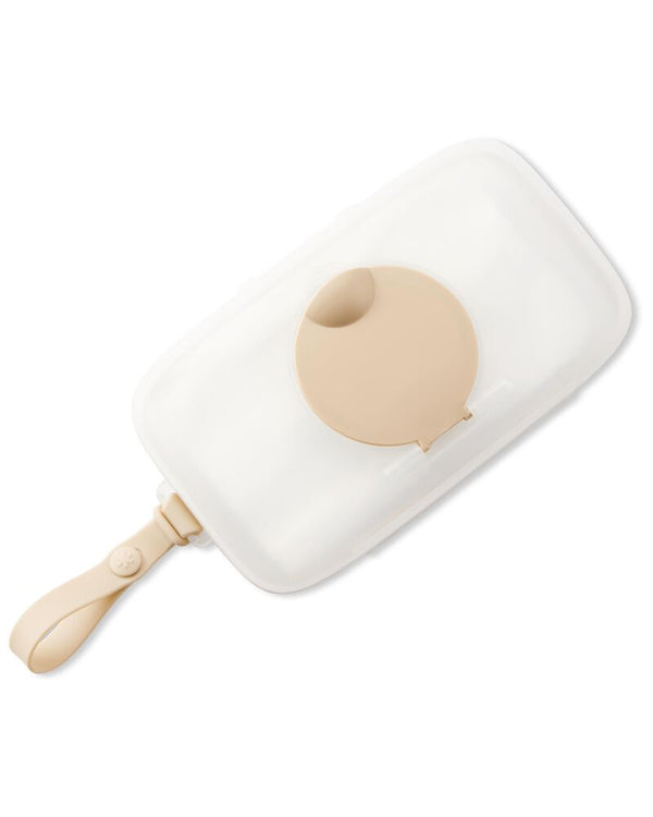 Skip Hop Snug Seal Wipes Case Oat - Travel Baby Wipe Holder