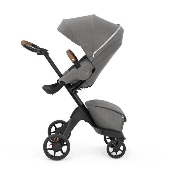 Stokke Xplory X Premium Stroller for Newborn & Toddler - High Seat, Recycled Textiles, Adjustable Comfort