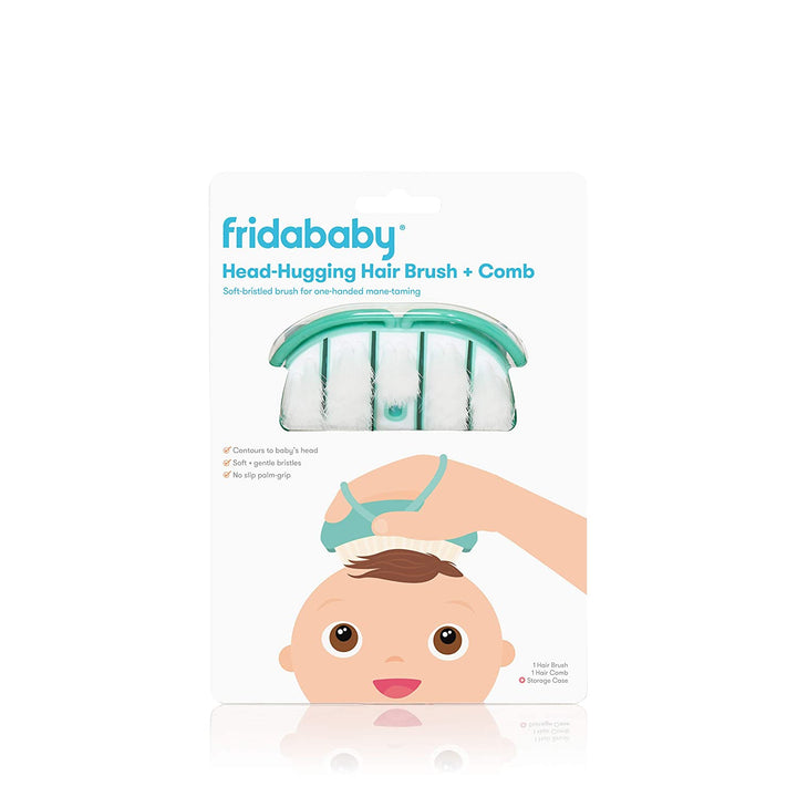FridaBaby Head Hugging Hair Brush + Comb