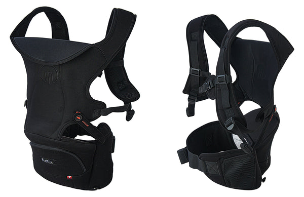 MiaMily Hipster Essential Baby Carrier Black