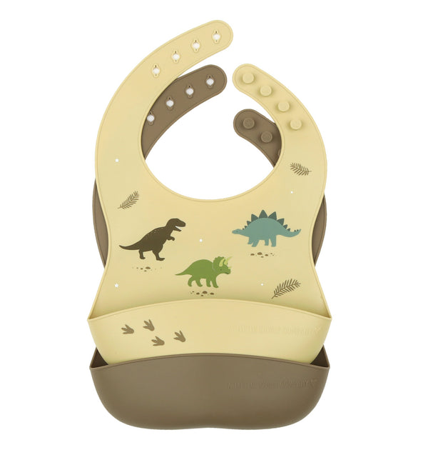 A Little Lovely Company Silicone Bib Set of 2