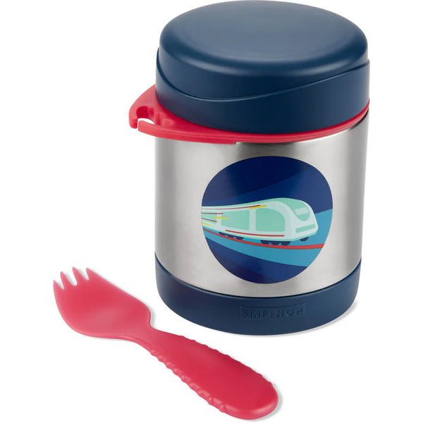Skip Hop Spark Style Food Jar Train Stainless Steel 325ml for Kids 3+