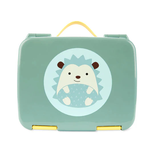 Skip Hop ZOO Bento Box Hedgehog - Kids Lunch Box with Tray & Snack Containers 3y+