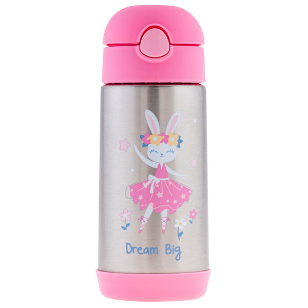 Stephen Joseph Double Wall Insulated Stainless Steel Bottle