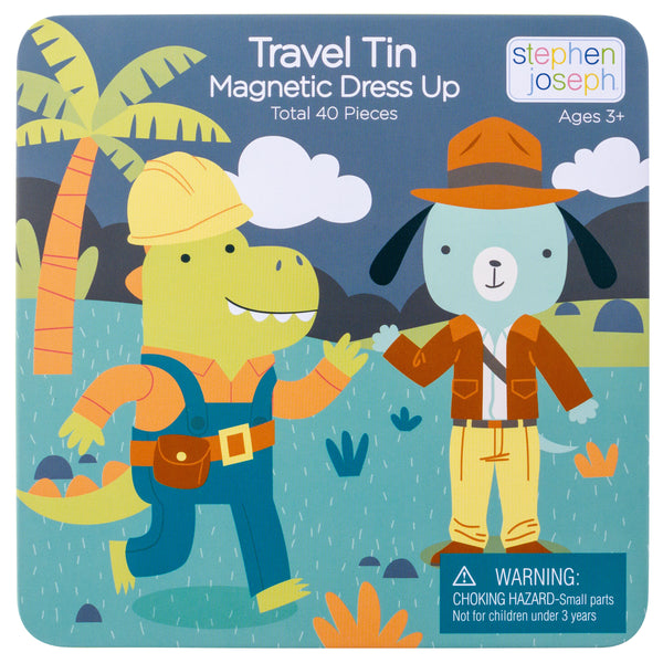 Stephen Joseph Travel Tin Magnetic Dress Up Doll