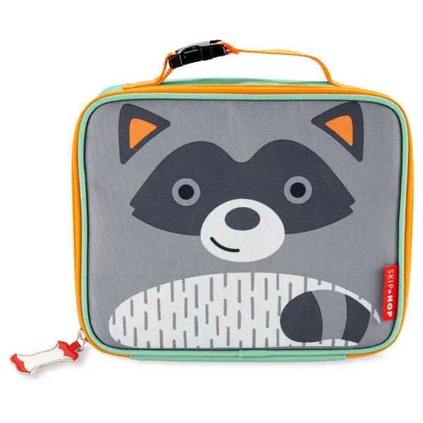 Skip Hop Zoo Kids Lunch Bag Insulated Tote with Clip Handle and Mesh Pocket