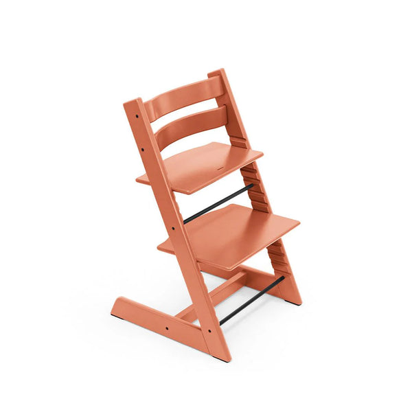 Stokke Tripp Trapp Chair Terracotta Ergonomic Adjustable Highchair for All Ages