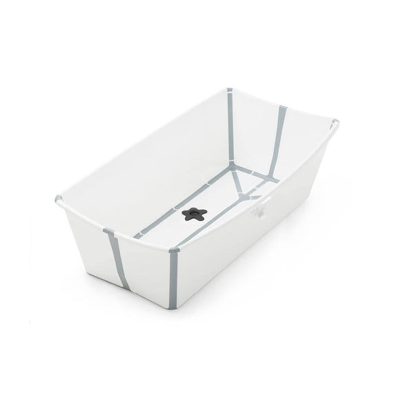Stokke Flexi Bath X Large White Foldable Bathtub for Toddlers and Children