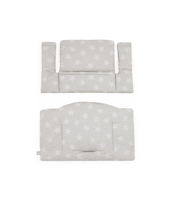 Stokke Tripp Trapp Classic Cushion Star Silver Soft Cotton Comfort for All Tripp Trapp Chairs