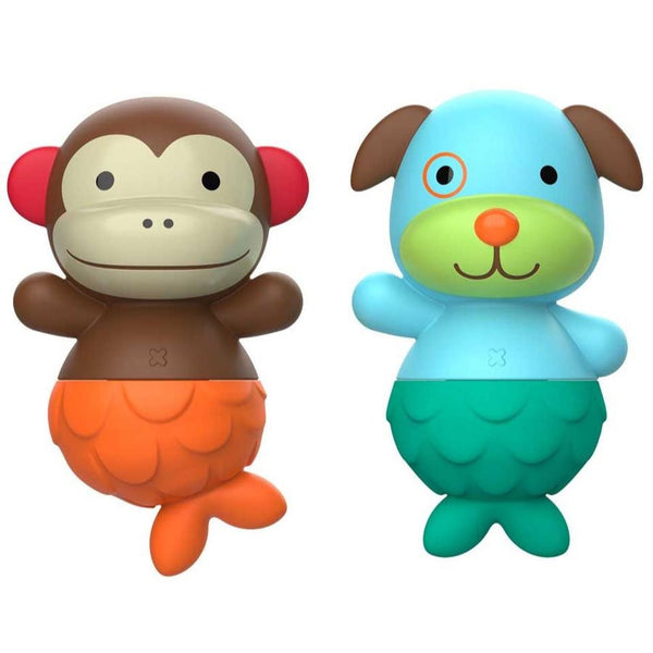 Skip Hop Zoo Mix & Match Flippers Monkey & Dog for Kids Age 9m+