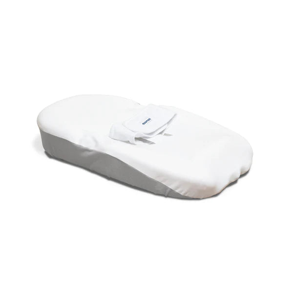 Doomoo Basics Supreme Sleep Positioner Plus Extra Cover Organic Cotton White