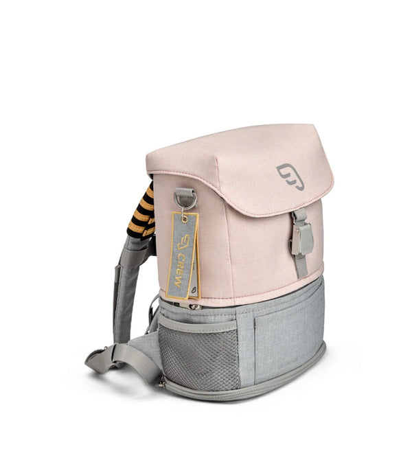 Stokke JetKids Crew Backpack Pink Lemonade Expandable Travel Backpack for Kids