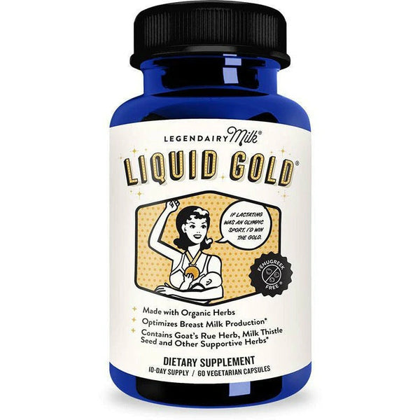 Legendairy Milk Ã¢â‚¬â€œ Liquid GoldÃ‚Â® | 60 Vegan Capsules Ã¢â‚¬â€œ Herbal Support for Breast Milk Supply