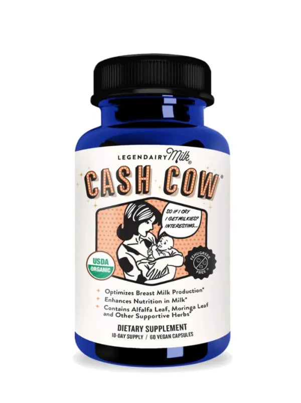 Legendairy Milk Cash Cow 60 Vegan Capsules Organic Lactation Support