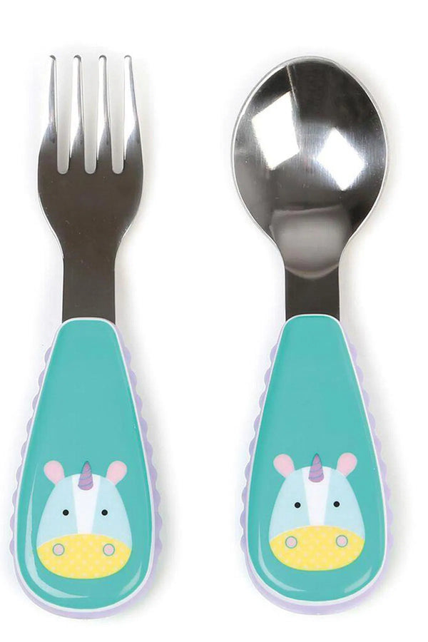 Skip Hop Zootensils Fork & Spoon for Toddlers BPA-Free