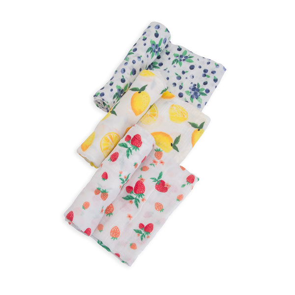 Little Unicorn 3-Pack Cotton Muslin Swaddle Set