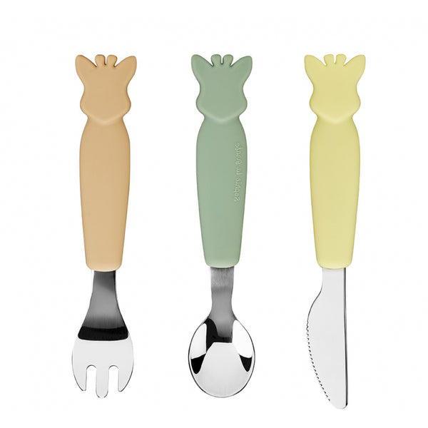 Sophie la girafe Il Etait Une Fois Cutlery Set Multicolor Silicone Baby Utensils