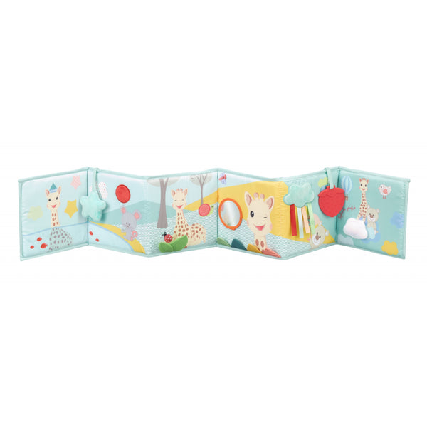 Sophie la girafe SLG Fresh Touch Foldable Book Multicolor Sensory Activity Book for Baby