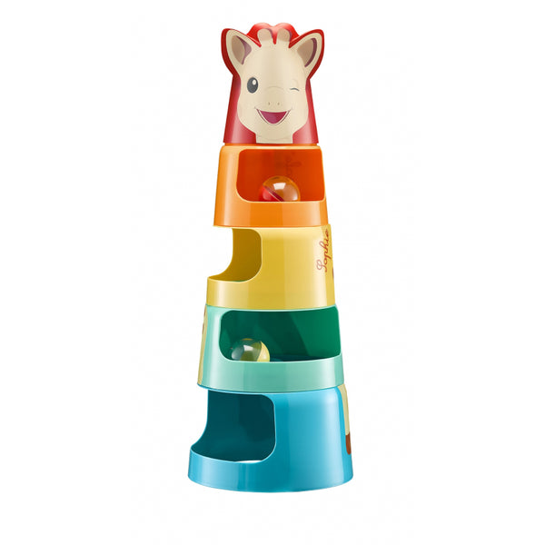 Sophie la girafe SLG Fresh Touch Giant Stacking Tower Multicolor Educational Toy for Baby